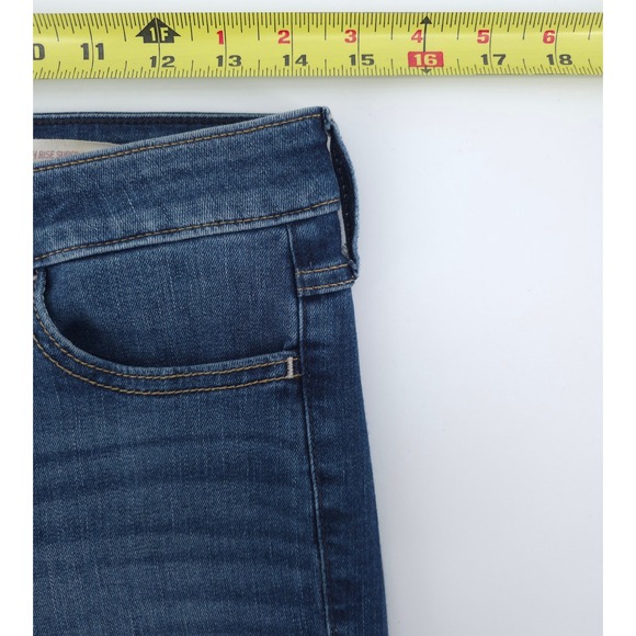 Hollister Womens Jeans High Rise Super Skinny 7L W28 L32 Blue Denim Casual - Picture 8 of 10